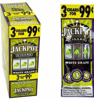 Jackpot White Grape Cigars 15/3's Cigarillo's