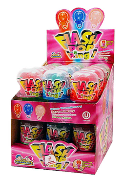 Kidsmania Flash Pop Ring Display 24ct