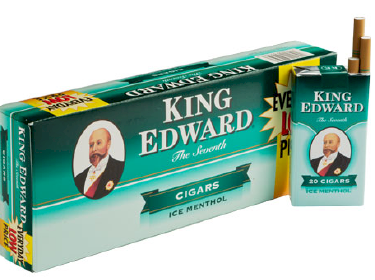 King Edward Menthol Little Filtered Cigars 10/5's - 200 Cigars