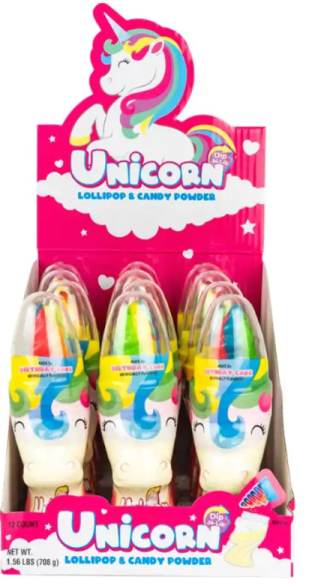 Koko's Unicorn Dip-N-Lik Display 12ct