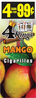 4 Kings Mango Cigarillos 4 for 99 / 60ct
