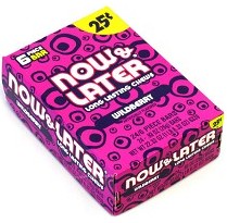 Now and Later Wildberry Candy Taffy box 24ct