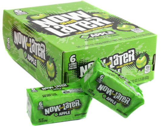 Now and Later Apple Candy 24ct