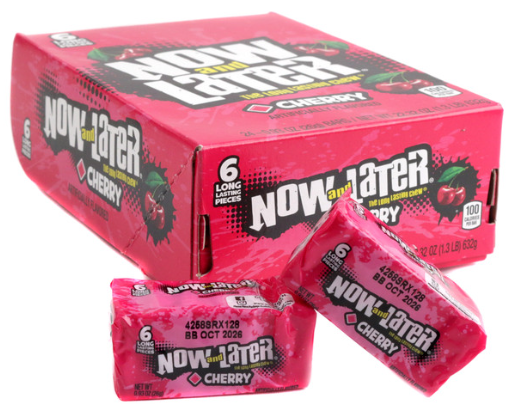 Now and Later Cherry Candy 24ct boxes