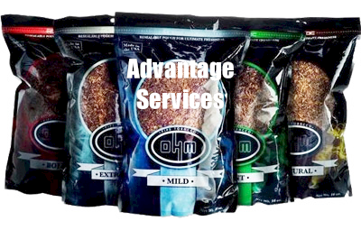 OHM Natural Pipe Tobacco 16oz bags 6oz Bags