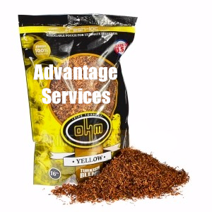 OHM Turkish Yellow Pipe Tobacco 16oz bags 6oz Bags