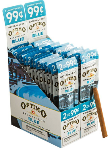 Optimo Blue Cigarillos 15/2's-60 cigars