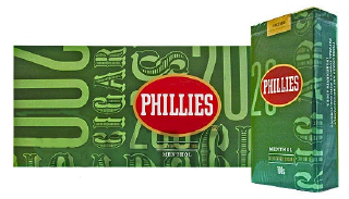 Phillie Menthol Little Filtered Cigars 10/20's - 200 Cigars