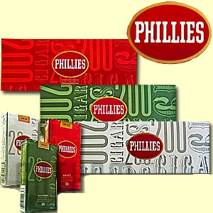 Phillies Menthol Filtered Cigars 10/20's - 200 Phillie Menthol Little Filtered Cigars