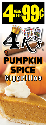 4 Kings Pumpkin Spice Cigarillos 4 for 99 / 60ct