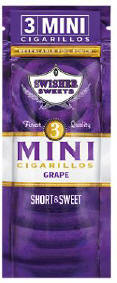 Swisher Mini Cigarillo Grape 15/3's (45 cigars)