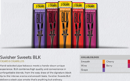 Blk Cherry Cigarillos Swisher Sweets Cigars 60ct