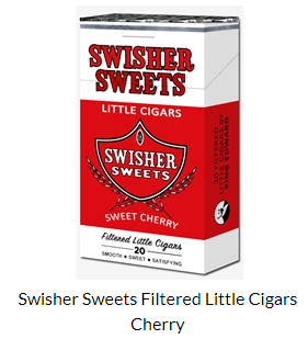 Swisher Sweets Cherry little Cigar Carton 10/20's