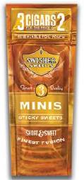 Swisher Sweets Mini Sticky Sweets 15/3's - 45 cigars