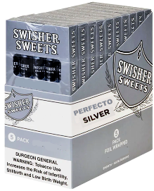 Swisher Sweets Silver Perfecto Cigars 50 cigars