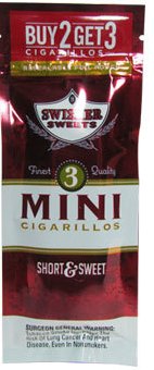 Swisher Sweets Mini Sweet 15/3's - 45 cigars