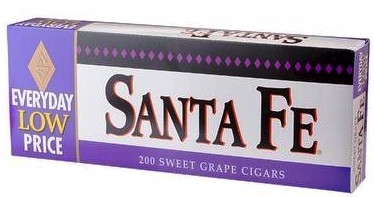 Santa Fe Grape Little Cigars 10/20's - 200 cigars