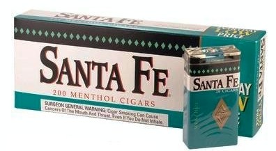 Santa Fe Menthol Little Cigars 10/20's - 200 cigars