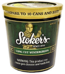 Stoker's Long Cut Wintergreen Tobacco 12oz Tub