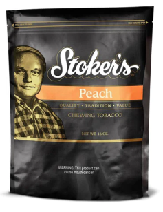 Stoker's Chewing Tobacco Peach 6-16oz bags