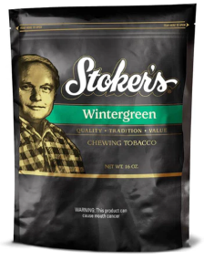 Stoker's Chewing Tobacco Wintergreen 6-16oz bags