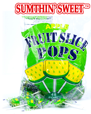 Sumthin Sweets Pops Apple 48ct