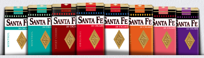 Santa Fe Menthol Filtered Cigars - Santa Fe Full Flavor Little Filtered Cigars 200 cigars