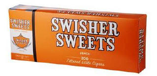 Swisher Sweets Peach Filtered Cigars