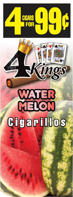 4 Kings Watermelon Cigarillos 4 for 99 / 60ct