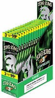 ZIG ZAG Green Sweets Cigarillo's 15 - 3ct ( 45ct )