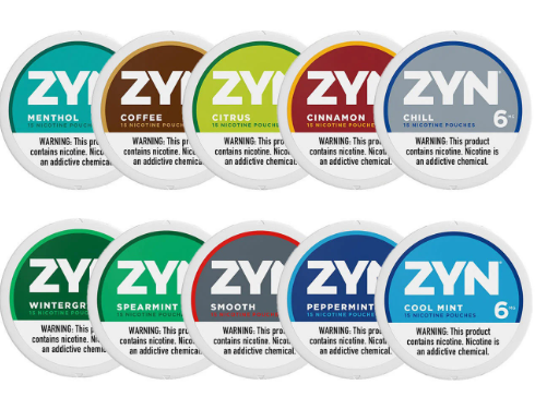 ZYN Nicotine Pouches 6mg non tobacco nicotine pouches