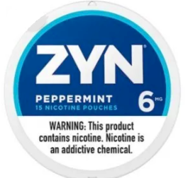 ZYN Peppermint Nicotine Pouches 5 can