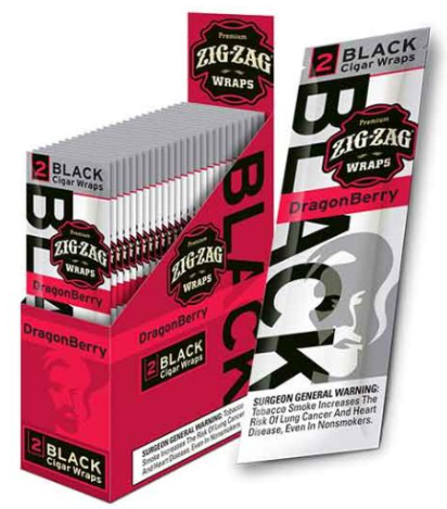 Zig Zag Dragonberry Cigar Wraps 25-2ct - 50 wraps