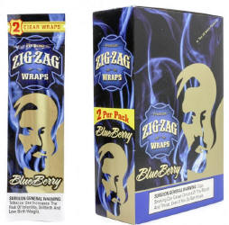 Zig Zag Blueberry Cigar Wraps 25-2ct - 50 wraps