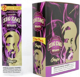 Zig Zag Grape Cigar Wraps 25-2ct - 50 wraps
