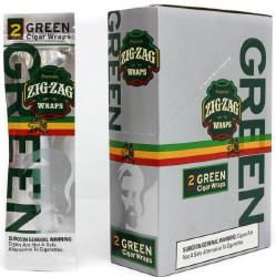 Zig Zag Green Island Blunt Cigar Wraps 25-2ct - 50 wraps