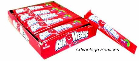 Airheads Taffy Cherry Candy Taffy 36ct