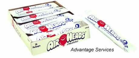 Airheads Taffy White Mystery Candy Taffy 36ct
