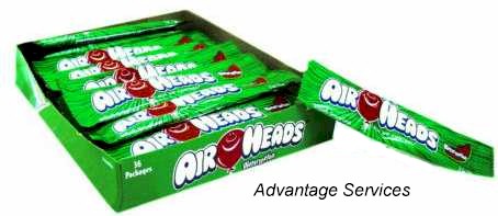 Airheads Taffy Watermelon Candy Taffy 36ct