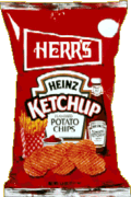 Herr's Ketchup Potato Chips 1oz bags